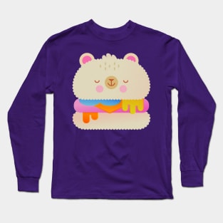 Burger Bear Long Sleeve T-Shirt